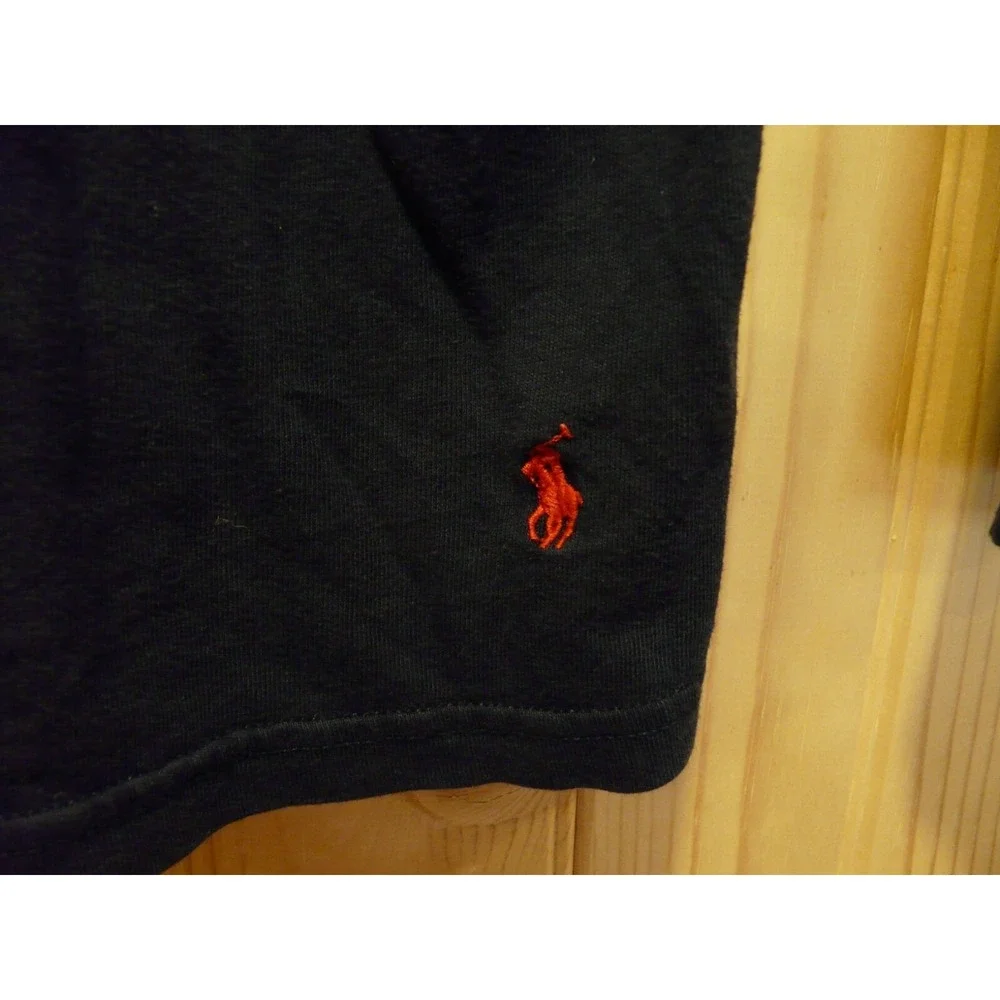 Polo Ralph Lauren Lightweight Hoodie Mens Medium Blue Pima Cotton Shirt Pony‎